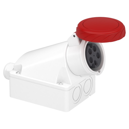 PratiKa industrial socket - 16 A - 3P  N  E - 380...415 V AC - IP67