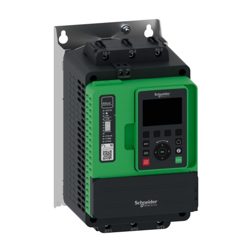 Soft starter, Altivar Soft Starter ATS490, 32 A, 208 a 690 V CA, alimentação de controle de 110 a 230 V CA