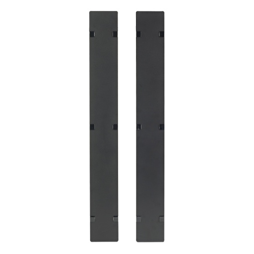 APC NetShelter Cable Management, gestor de cabos vertical, tampas com dobradiças, para NetShelter SX 750mm W 48U, conjunto de 2, 109 x 2184 x 13 mm