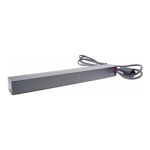 PDU de Bastidor Básica de Netshelter da APC, 1U, 1PH, 3,7kW 230V 16A ou 3,3kW 208V 16A, saídas x12 C13, cabo C20