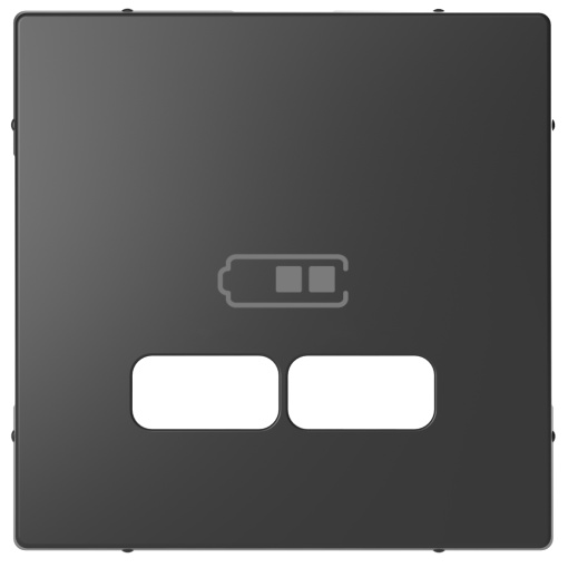 Centro System M, para carregador USB, antracite