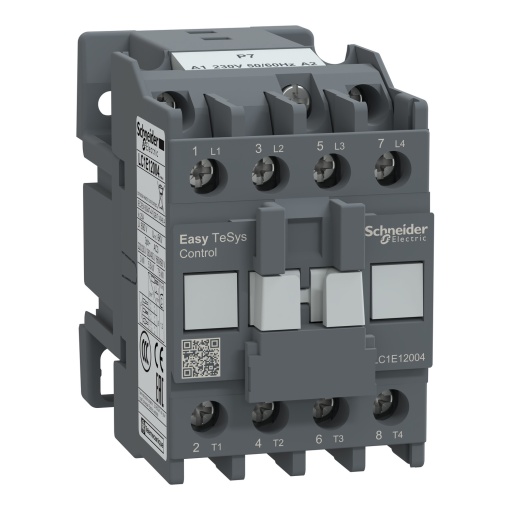 Contator, controle fácil TeSys, LC1E, 4P 4NO, AC-1 25A, 230V