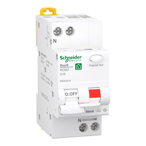 Resi9 - Disjuntor Diferencial 1PN 16A C 6000A 30mA A