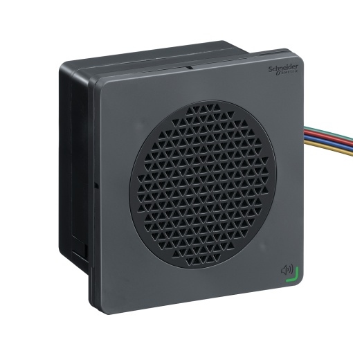 Alarmes de voz editáveis, Harmony XVS, preto, montagem em calha DIN de 96 mm, NPN, 100...230 V CA