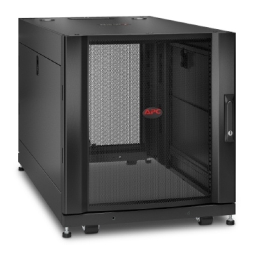 NETSHELTER SX da APC, Armário de Bastidor de Servidor, 12U, Embalagem contra Choques, Preto, 658H x 600W x 1070D mm
