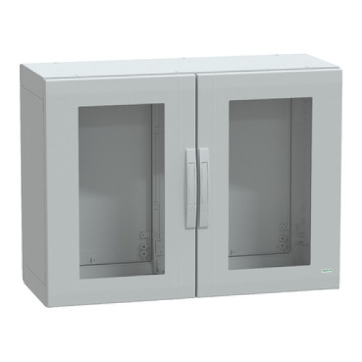 Floor standing encl. polyester vers.PLA compl.sealed 750x1000x420 IP65 glazed