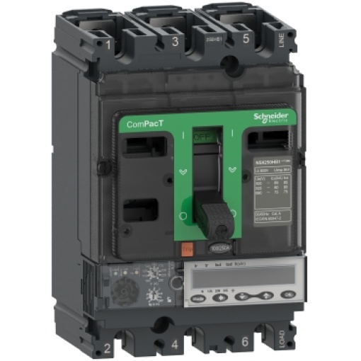 ComPacT DISJUNTOR NSX250HB2 100kA CA 3P3D 160A 6.2E