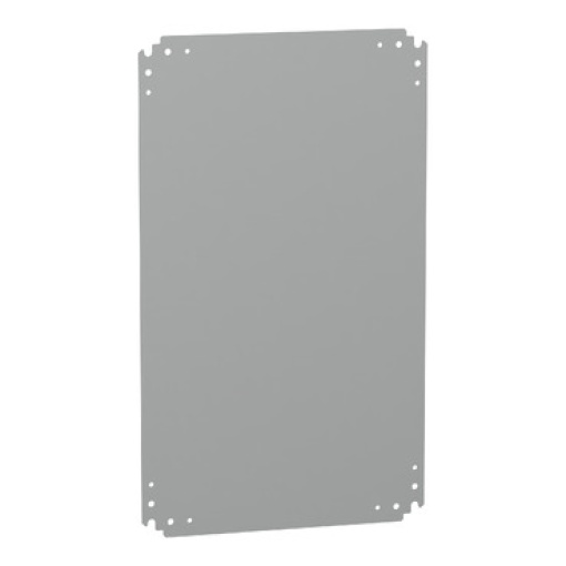 Platina de montagem metálica para invólucro PLA H500xW750mm ou H750xW500mm