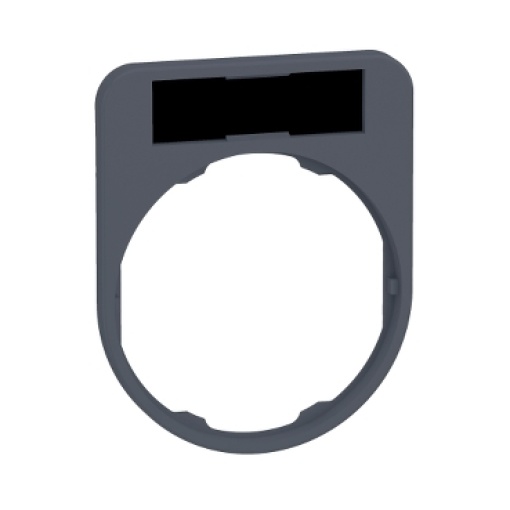 30x40mm porta-etiqueta flush com etiqueta en blan