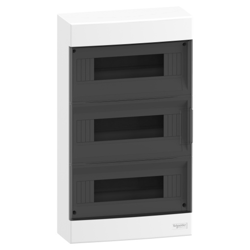 Easy9 EU - Quadro saliente - IP40 - 3x12 módulos - porta fumada