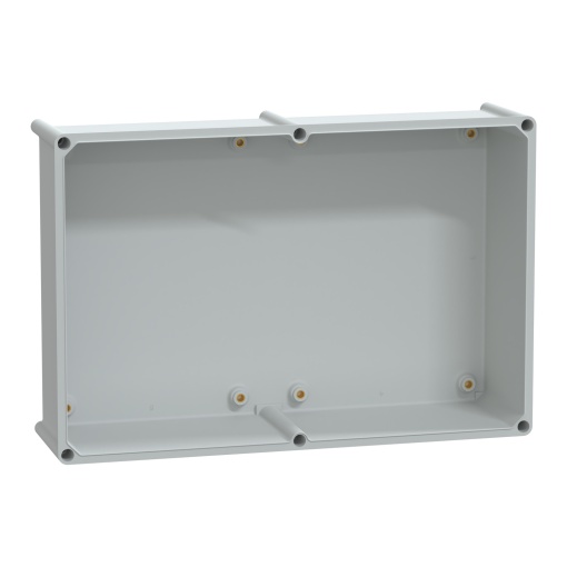 Caixa PLS, traseira em poliéster, cobertura opaca para PC IP66 36x54x18cm