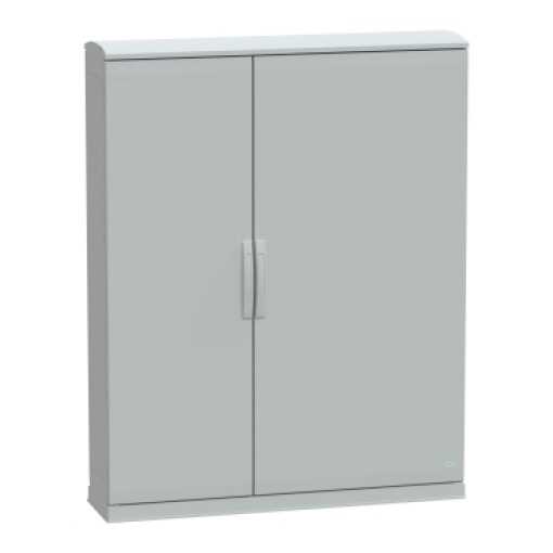 Floor standing encl.polyester vers.PLAZT wopen plinthcanopy 1500x1250x320 IP44