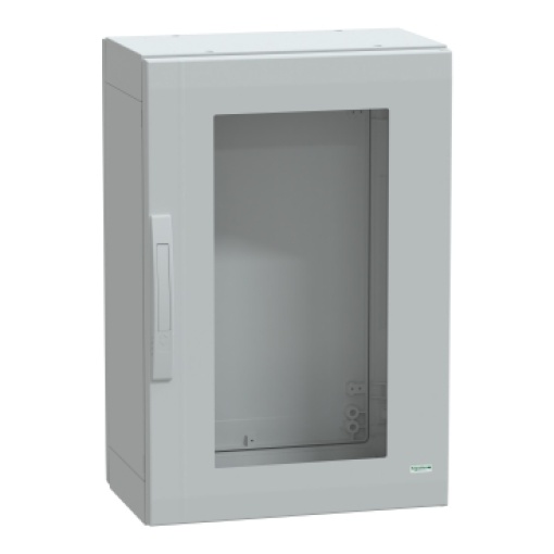 Floor standing encl. polyester vers.PLA compl.sealed 750x500x320 IP65 glazed