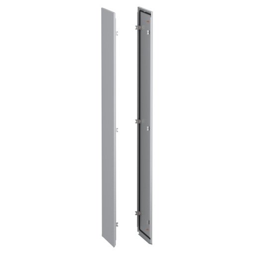 Painéis laterais, PanelSeT SFN, para aplicação no exterior do armário elétrico H1800 D400mm, fixação interna, RAL7035, conjunto de 2