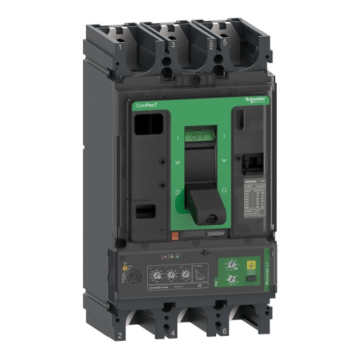 ComPacT DISJUNTOR NSX630H 70kA CA 3P3D 570A 4,3
