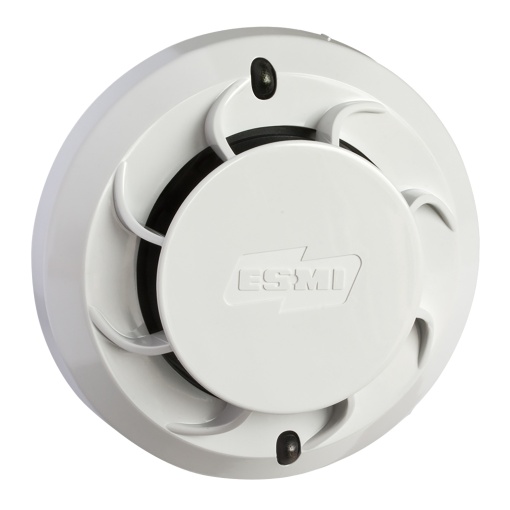 Detector óptico de fumaça, Esmi 22051E, sem isolador, branco