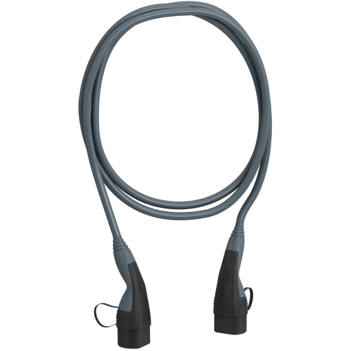 Cabo de carregamento, EVlink, 10 m, 32 A, monofásico, conector T2 em cada extremidade do cabo
