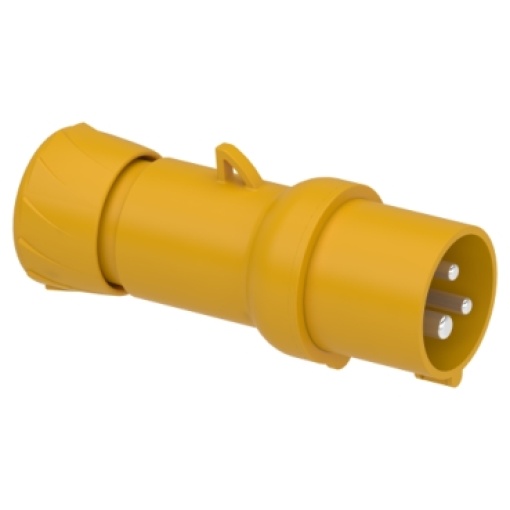 Ficha, Mureva PK, ligação rápida, 16 A, 2PE, 110 V, IP44