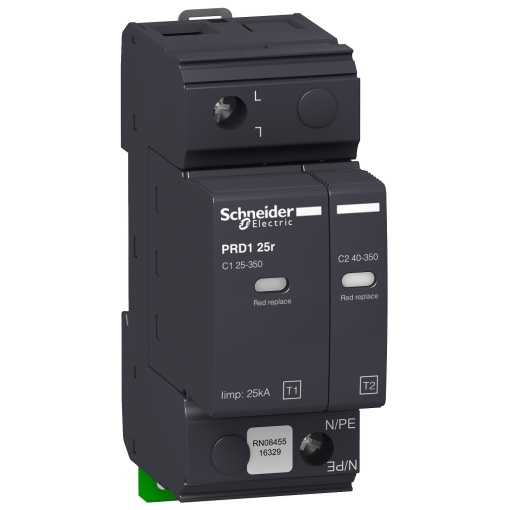 Descarregador de sobretensões PRD1 25r 1P  Tipo 12