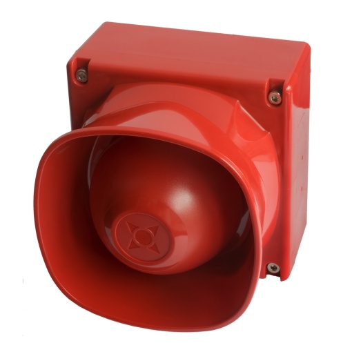 Sirene, ESI-40, à prova d'água, 100dB, vermelho