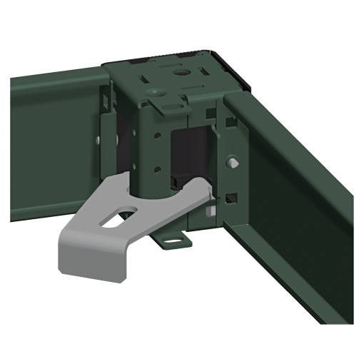 Brackets for fixing the plinth to the floor - fixing points M12