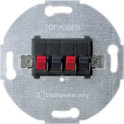 Dispositivo de conexão Loudspeaker, duplo, antracite