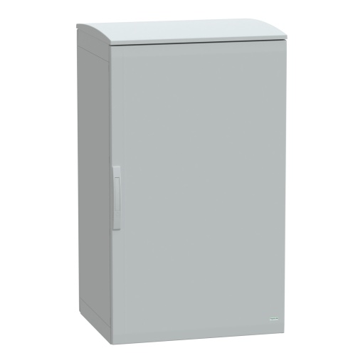 Floor standing encl. polyester vers.PLAT open top w canopy 1250x750x620 IP44