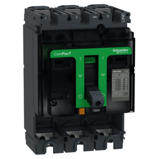 ComPacT BLOCO DE CORTE NSX100S 100kA CA 3P 100A