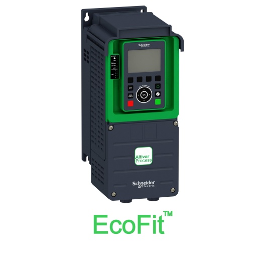 O Kit EcoFit inclui variador de velocidade de substituição, adaptadores de cabeamento e fixação e garantia estendida Altivar Process ATV930, 11 kW.