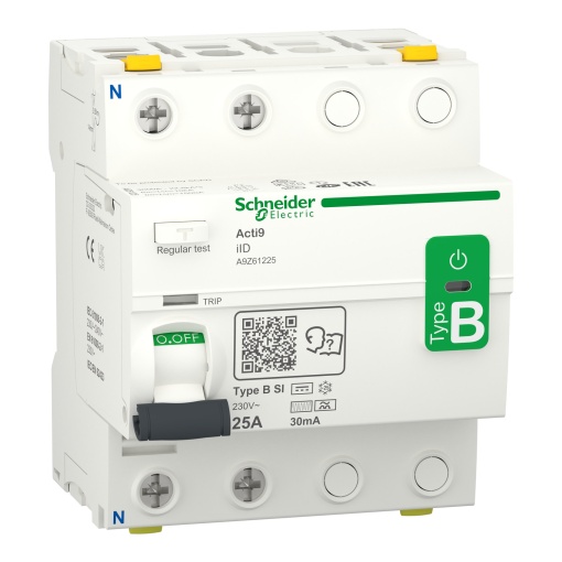 Acti9 iID - Interruptor diferencial - 2P - 25A - 30mA - Classe B-SI