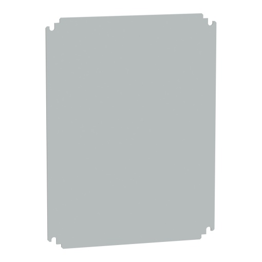 Insulating mounting plate for enclosure H500xW400mm made of polyester