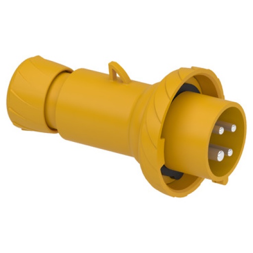 Ficha PratiKa - reta - 16 A - 3P  E - 100...130 V CA - IP67