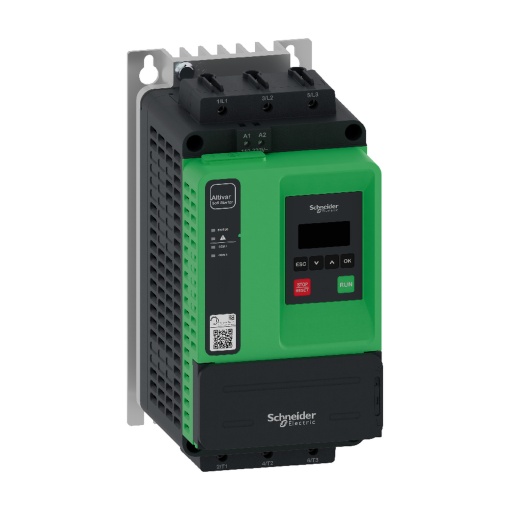 Soft starter, Altivar Soft Starter ATS430, 47A, 208 a 600V CA, alimentação de controle 110 a 230V CA
