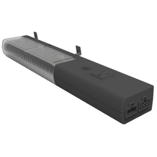 Multi-fixing LED lamp with socket USA - 120 V AC - 10W