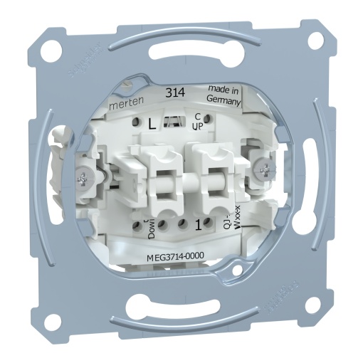 Interruptor de estores, 10AX, IP20,