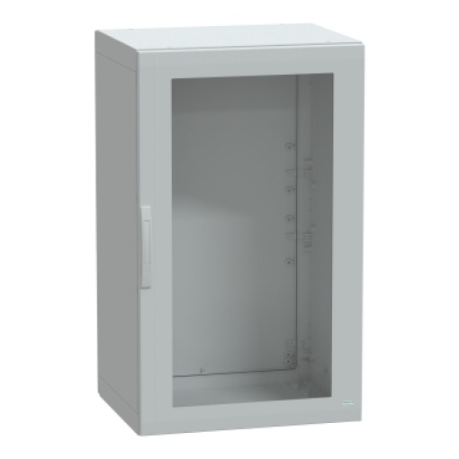 Floor standing encl. polyester vers.PLA compl.sealed 1250x750x620 IP65 glazed
