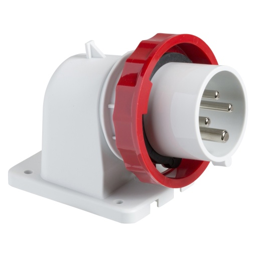 Ficha, Mureva PK, para montagem em quadro, 32 A, 3PE, 440 V, IP67, 3 h