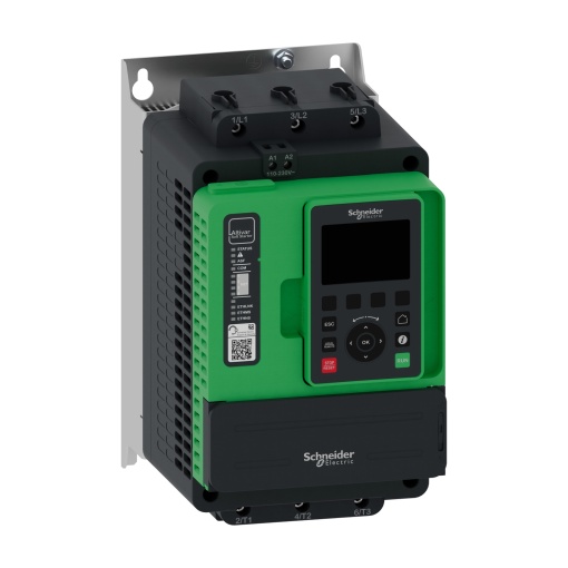 Soft starter, Altivar Soft Starter ATS490, 62 A, 208 a 690 V CA, alimentação de controle de 110 a 230 V CA
