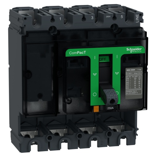 ComPacT BLOCO DE CORTE NSX250H 70kA CA 4P 250A