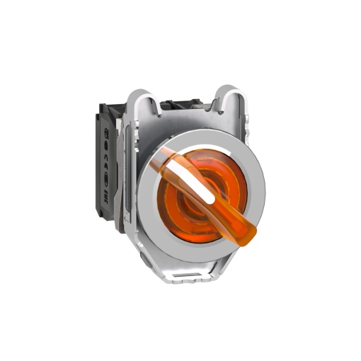 selector flush   luminosous  laranja 2 24v ac posições fijas