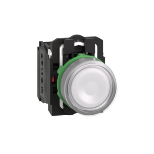 botão   luminosous branco  led 120vac 1na1nc  cor  cim