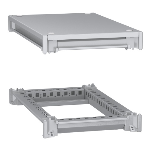 Estrutura inferior e superior, PanelSeT SFN, para invólucro elétrico W300 D500mm, cobertura incluída