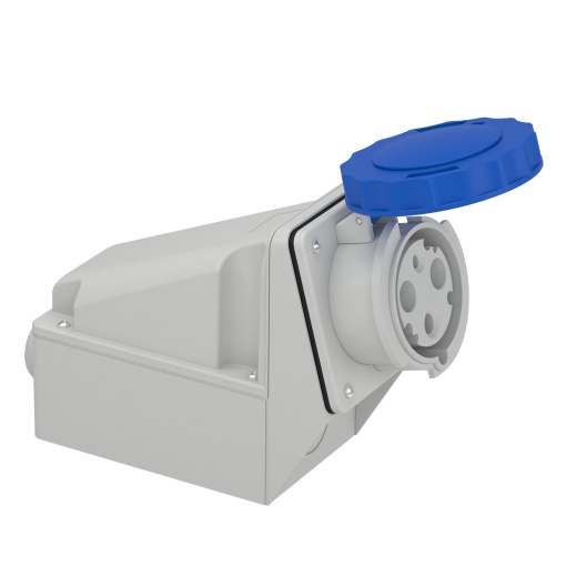 PratiKa industrial socket - 63 A - 2P  E - 200...250 V AC - IP67
