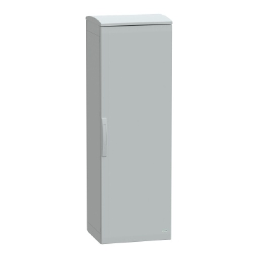 Floor standing encl. polyester vers.PLAT open top w canopy 1500x500x420 IP44