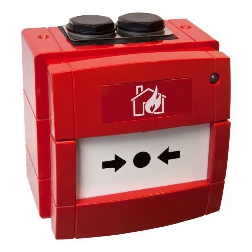 Botão de chamada manual, WCP5A-RP02SF-E010-01, elemento isolado e flexível