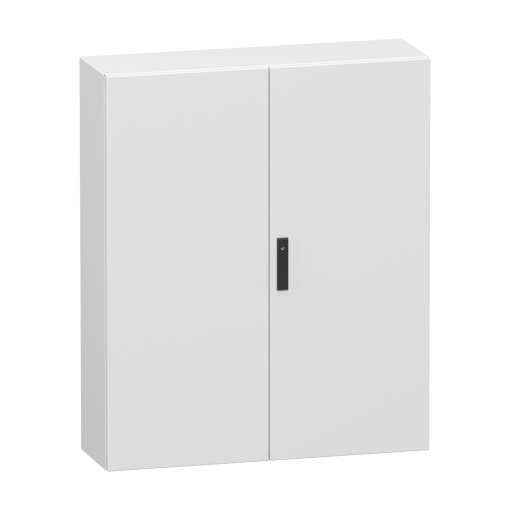Spacial CRN 2 porta plena, sem platina montagem.H12xW1xD3 IP55 IK10 RAL7035