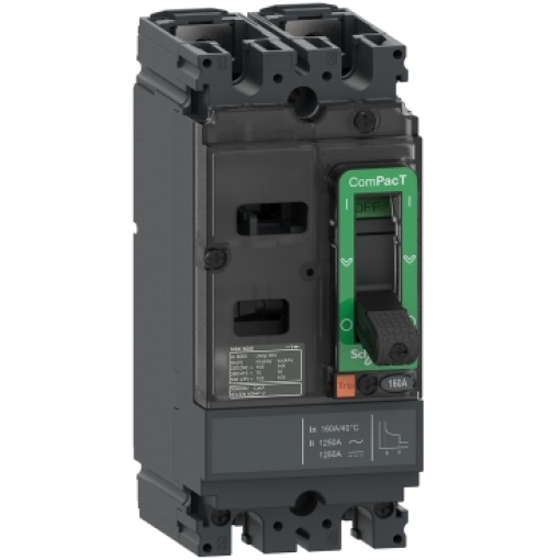 ComPacT DISJUNTOR NSX100F 18kA CA-CC 2P 100A TMD