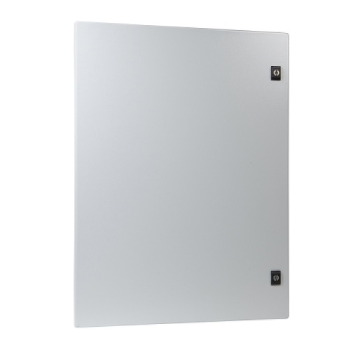 Plain door Spacial CRN H500xW500 RAL 7035, with lock
