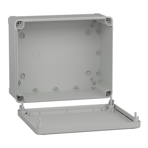 PC box IP66 IK08 RAL7035 Int.H275W225D120 Ext.H291W241D128 opaque PC cover H20