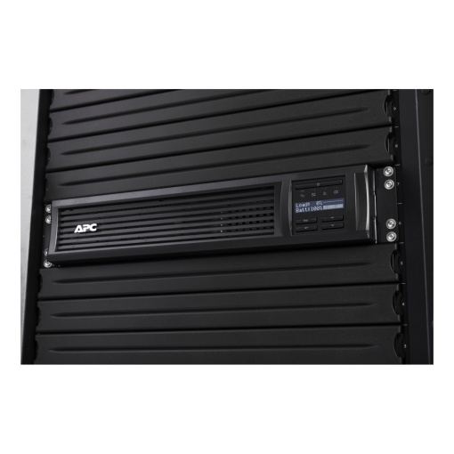 APC Smart-UPS, interativo, 750 VA, montagem em rack 2U, 230 V, 4 tomadas IEC C13, porta SmartConnect  SmartSlot, AVR, LCD